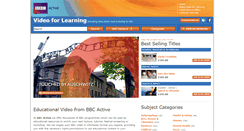 Desktop Screenshot of bbcactivevideoforlearning.com