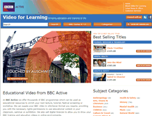 Tablet Screenshot of bbcactivevideoforlearning.com